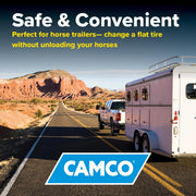 5.5-Inch Tandem Trailer Tire Change Ramp