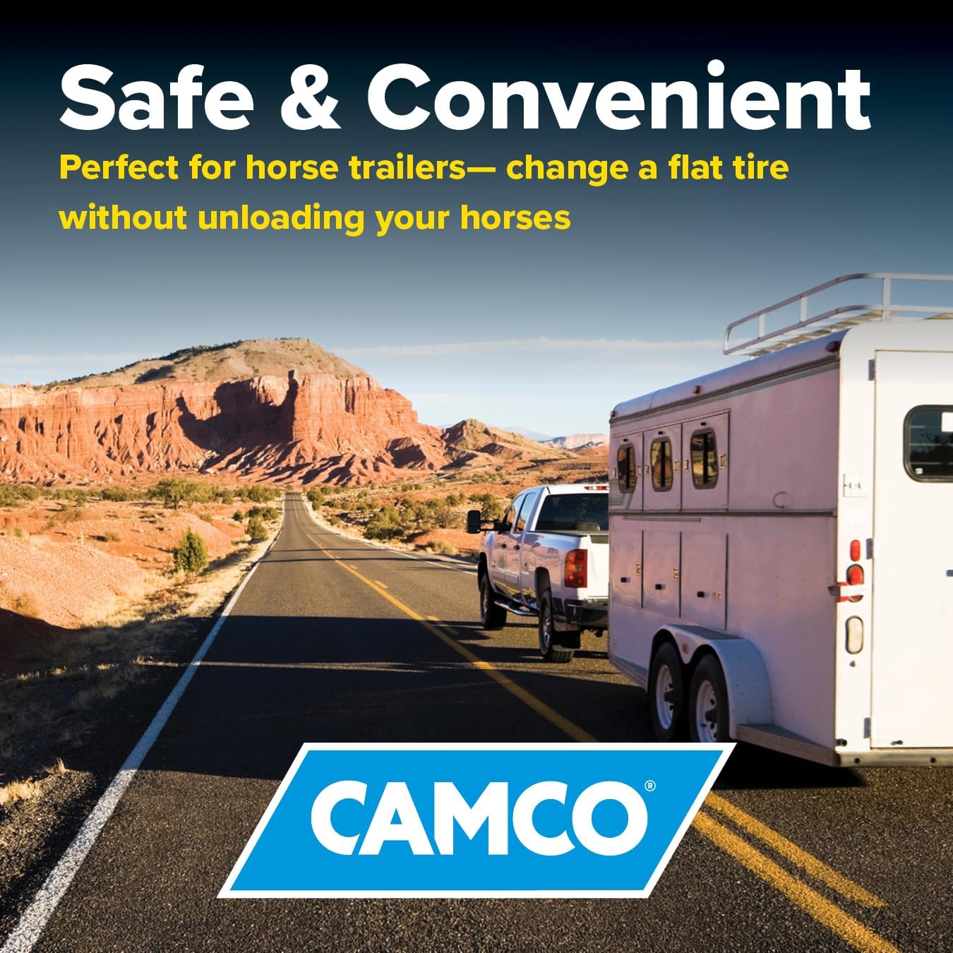 5.5-Inch Tandem Trailer Tire Change Ramp