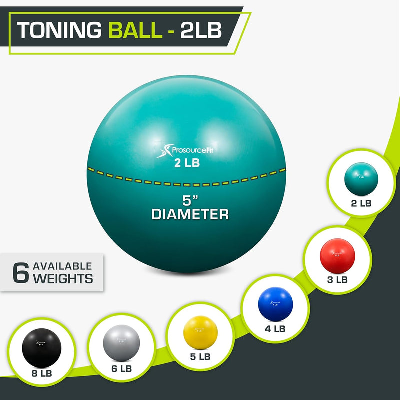 Weighted Toning Exercise Ball for Strength Training