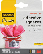 Permanent Adhesive Tape Squares
