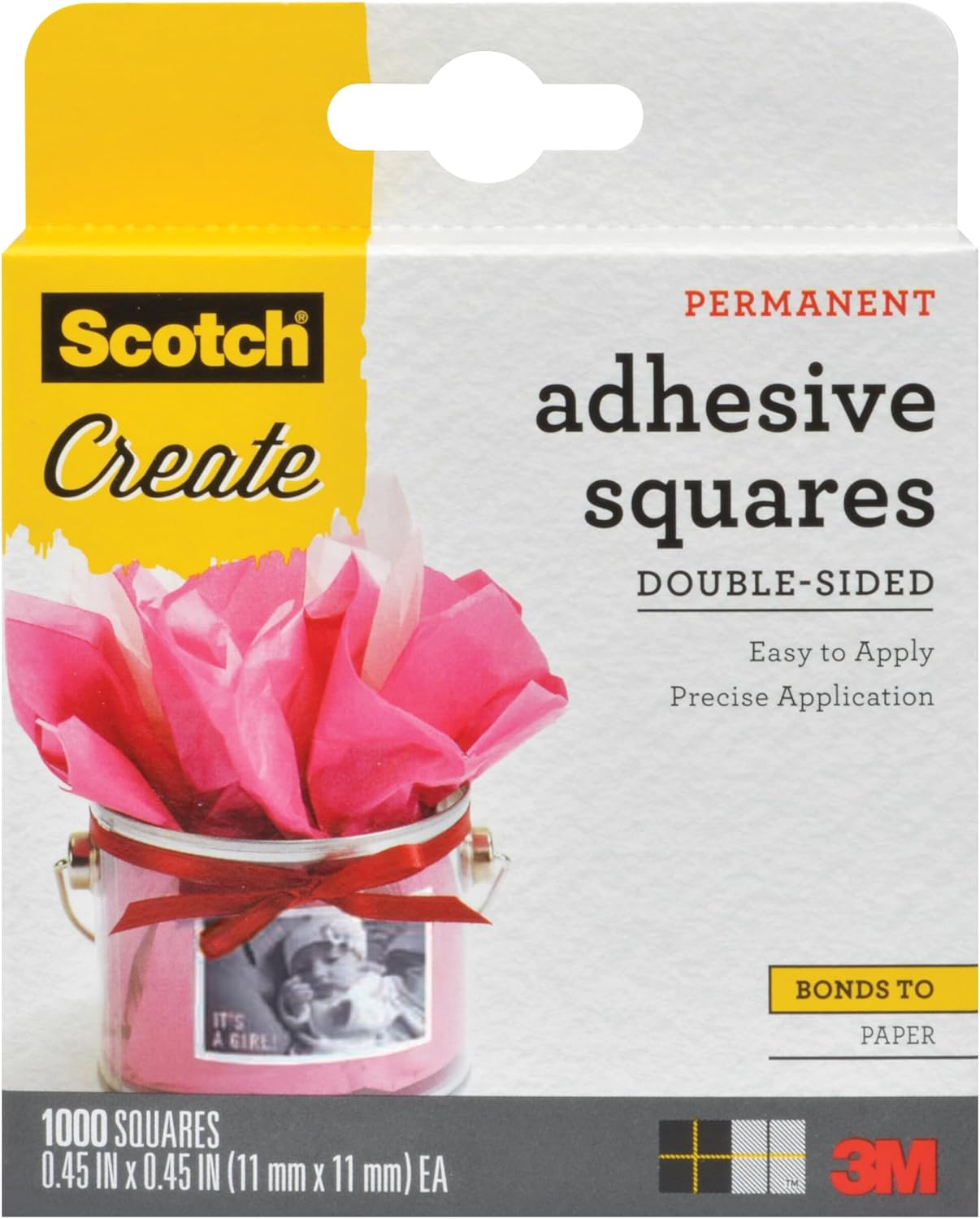 Permanent Adhesive Tape Squares