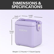 Igloo Tag Along Too Cooler – Insulated Hard Shell Picnic Cooler