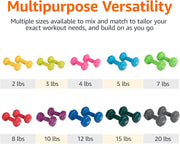 Amazon Basics Vinyl Coated Hex Dumbbell
