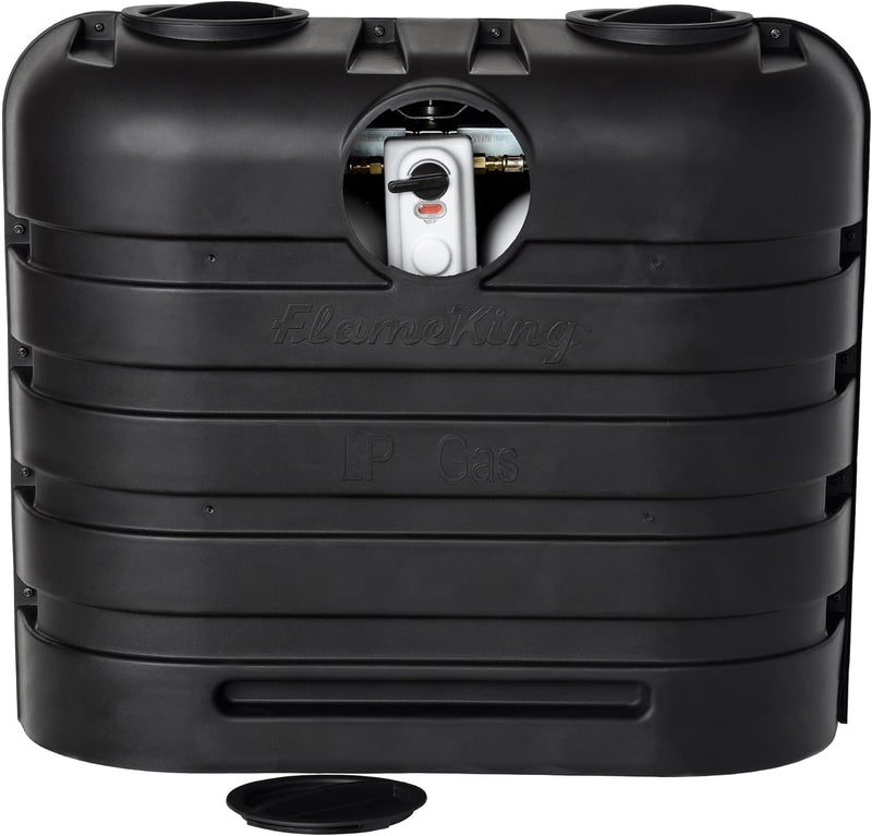 Dual 30 lb Propane Tank Cover for RVs – Black