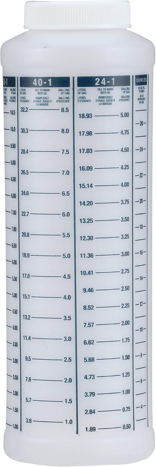 Wide-Mouth Marine Fuel & Oil Mixing Bottle