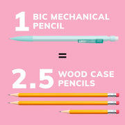 BIC Xtra-Smooth Pastel Mechanical Pencils, 0.7mm, 24 Count
