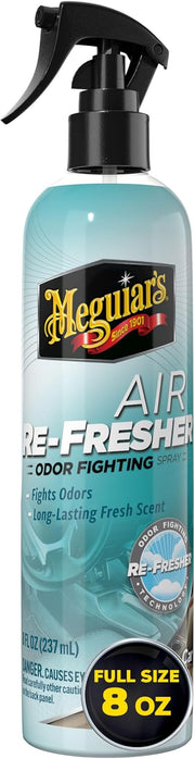 Meguiar’s Air Re-Fresher Odor Fighting Spray – New Car Scent, 8 Oz