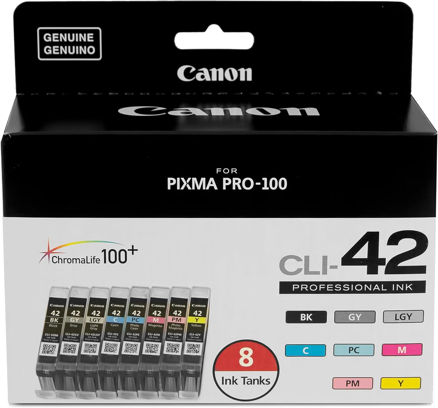 Canon CLI-42 Genuine Eight Color Ink Pack