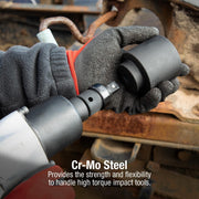 SUNEX 1/2" Drive Universal Impact Joint, Cr-Mo Steel
