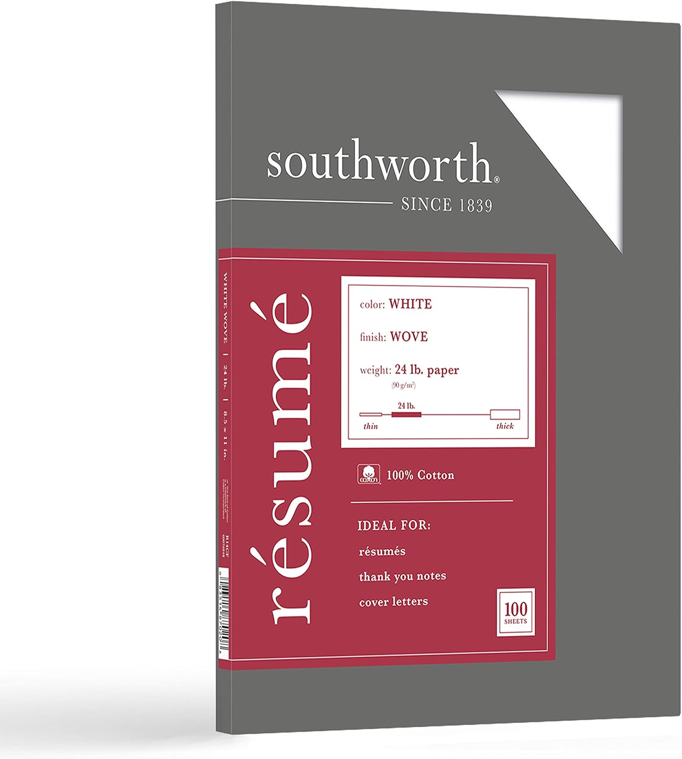 Southworth R14CF 100% Cotton Resume Paper