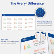 Avery Easy Peel Printable Address Labels 8460