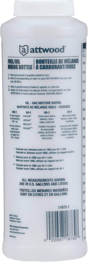 Wide-Mouth Marine Fuel & Oil Mixing Bottle