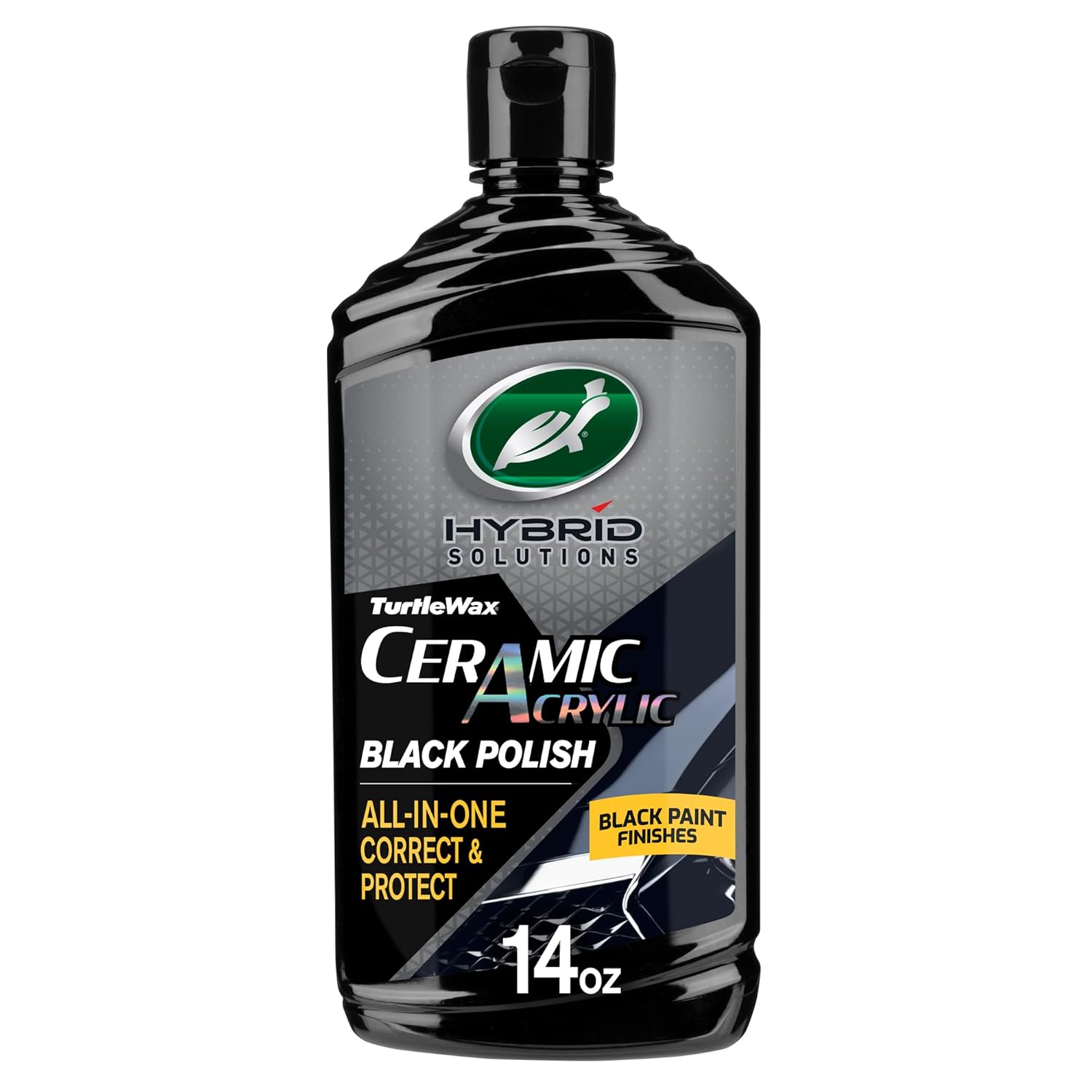 Ceramic Acrylic Black Car Polish & Wax – 14 oz