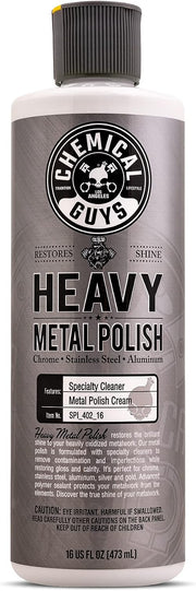 Heavy-Duty Metal Polish for Chrome, Aluminum & Stainless Steel – 16 oz