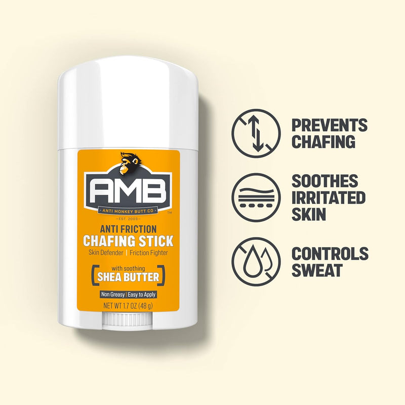 Anti-Chafing Body Glide Stick with Shea Butter & Almond Oil