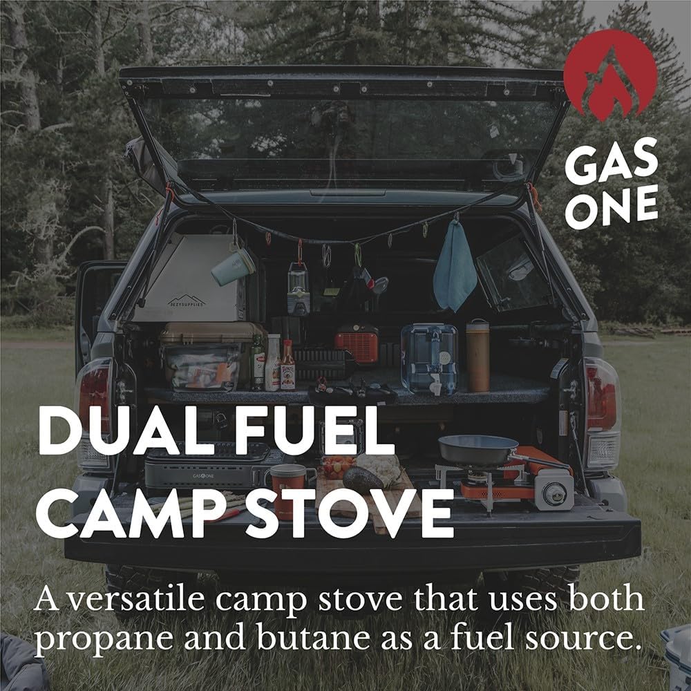 Gas One GS-3400P Dual Fuel Portable Camping Stove