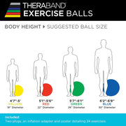 Exercise & Stability Ball for Balance, Core Strength & Rehabilitation