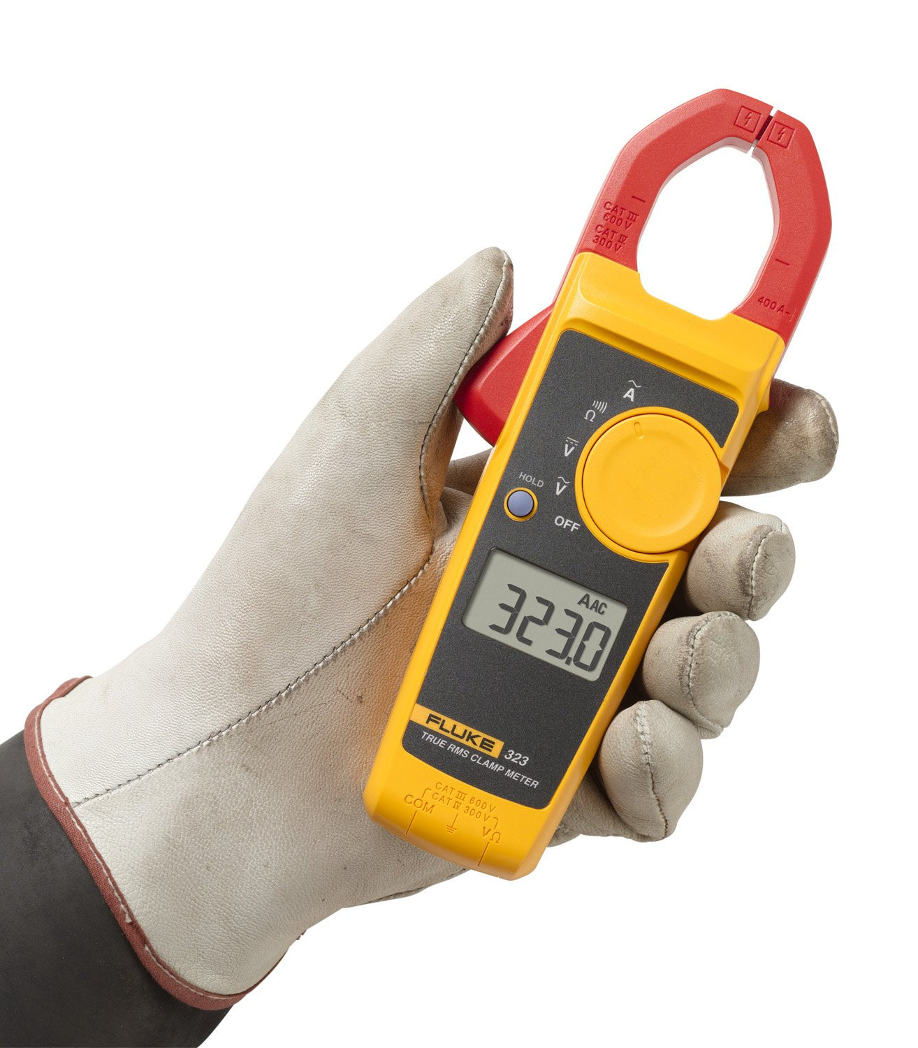 323 True RMS Clamp Meter, 400A AC, 600V