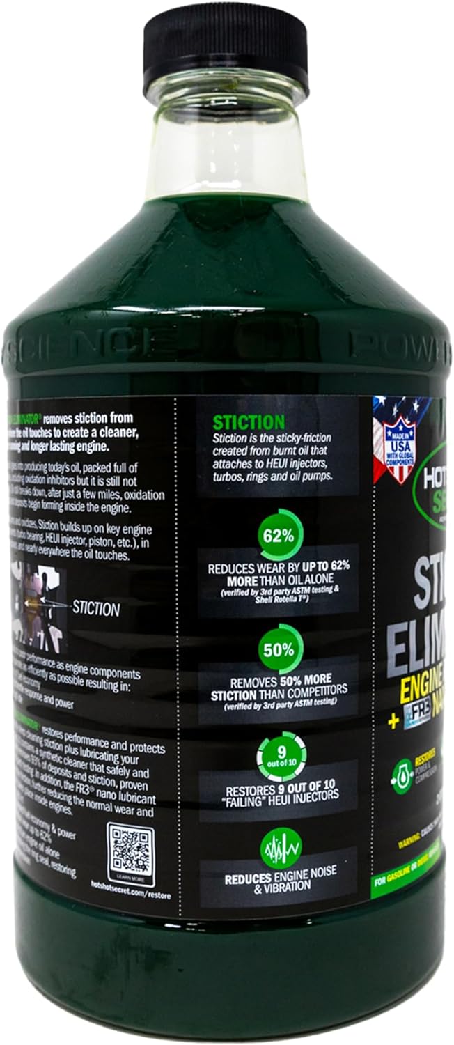 Hot Shot's Secret Original Stiction Eliminator Oil Additive – 64 Oz