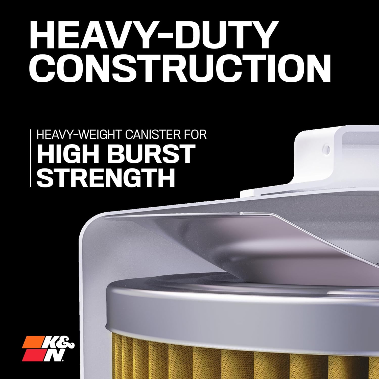 High-Performance Engine Oil Filter with Wrench-Off Nut
