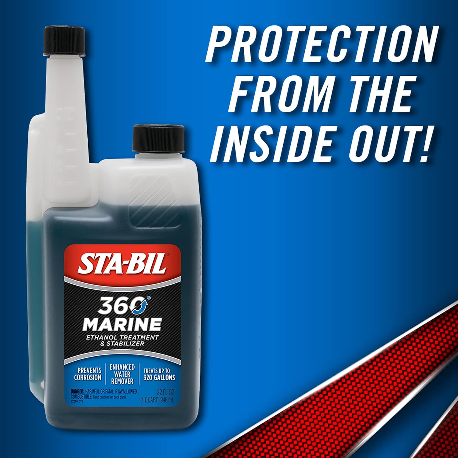 STA-BIL 360 Marine Fuel System Treatment – 32 Oz