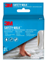 3M Safety-Walk Tub & Shower Slip-Resistant Tape, Clear, 2" x 15'