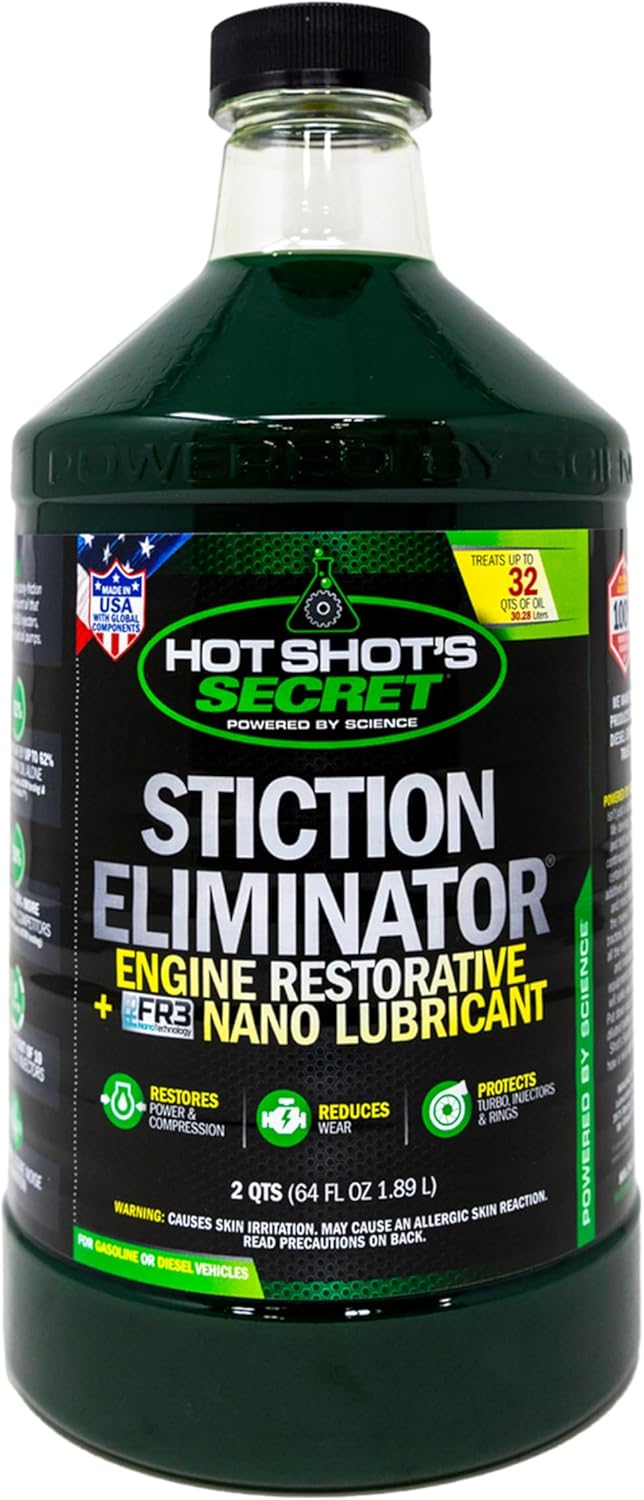 Hot Shot's Secret Original Stiction Eliminator Oil Additive – 64 Oz