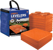 Lynx Levelers 11-Pack RV Leveling Blocks with Cap & Storage Bag