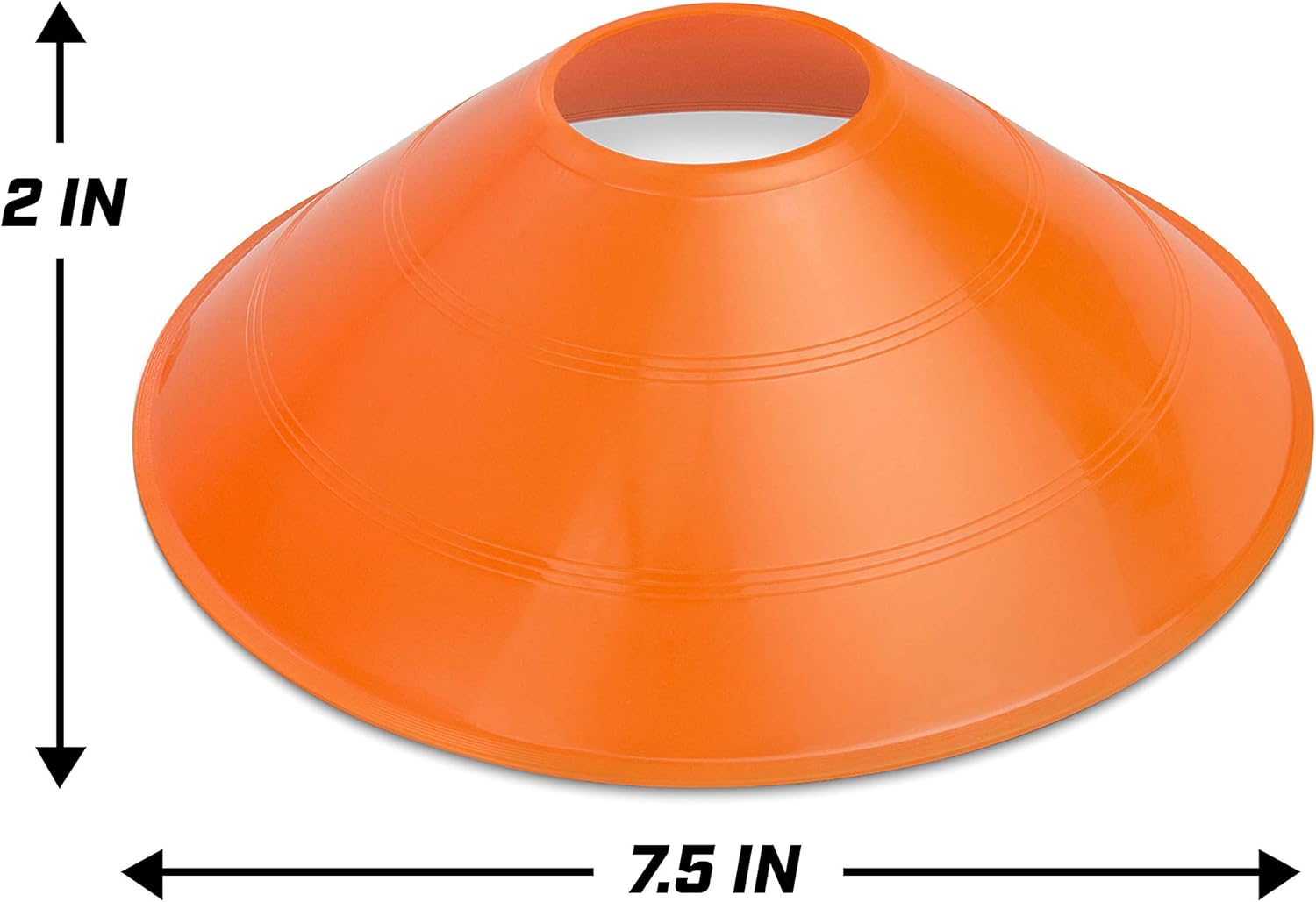 Premium Sports Training Cones 20-Pack with Carry Tote