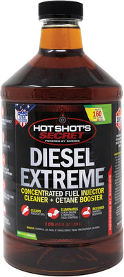 Hot Shot’s Secret Diesel Extreme Fuel Additive – 64 Oz, Treats 160 Gallons