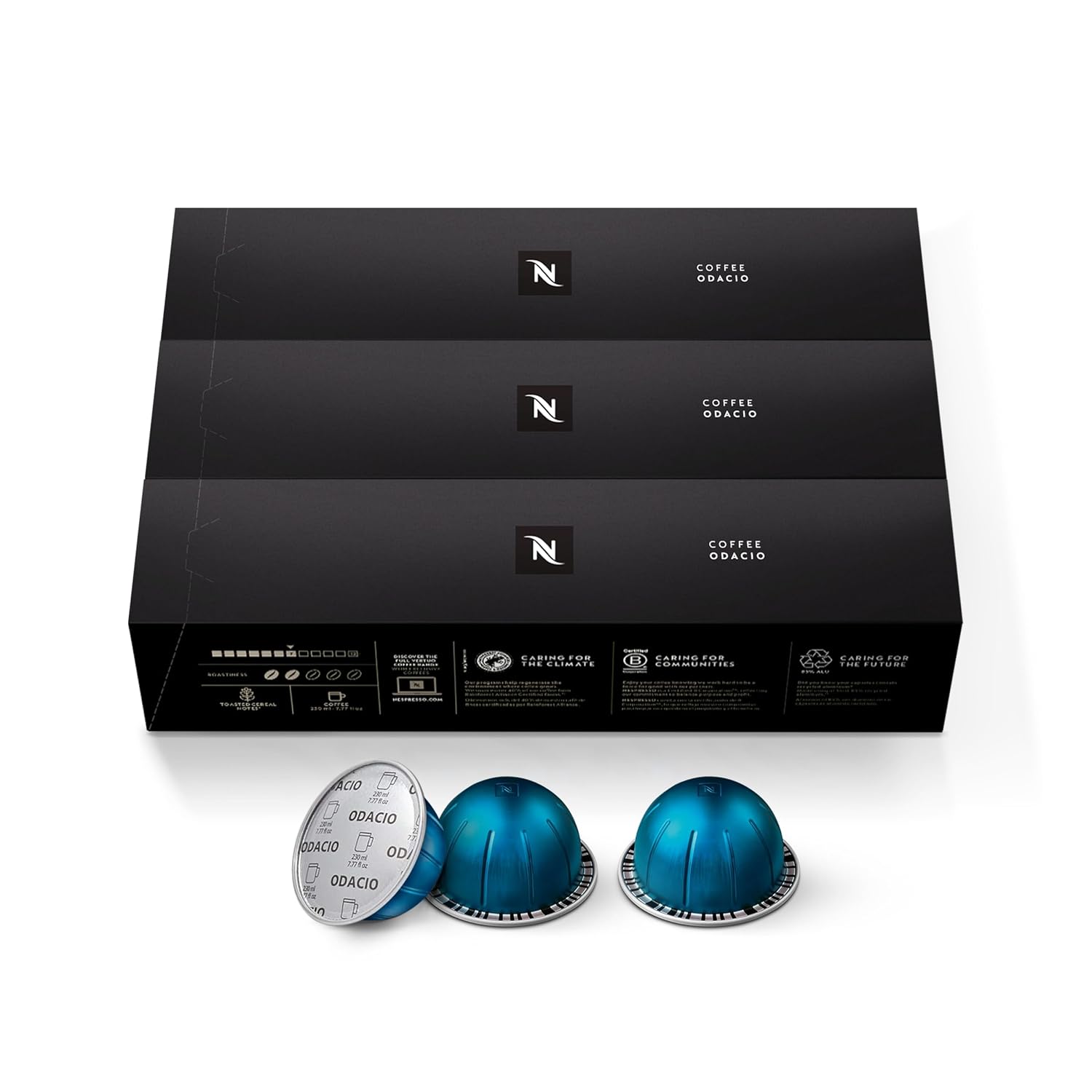 Nespresso Vertuo Odacio Coffee Pods, 30 Count