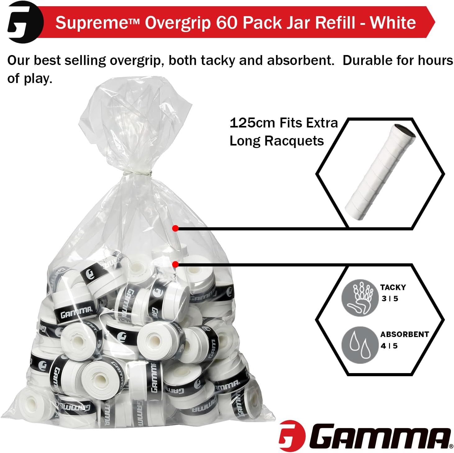 Supreme Racquet Overgrip Tape