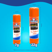 Clear Washable School Glue Sticks – 30 Pack