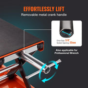1100 lb Motorcycle Scissor Lift Jack with Safety Pin