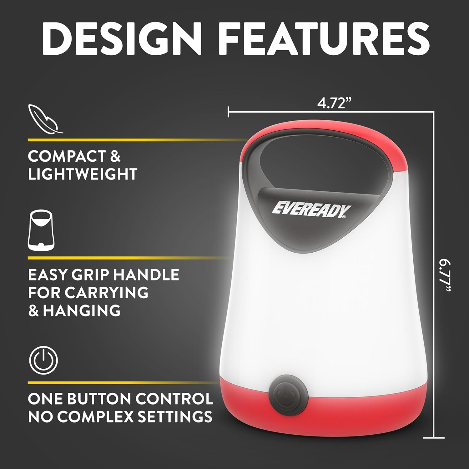 LED Camping Lantern – Water-Resistant Emergency & Outdoor Lantern