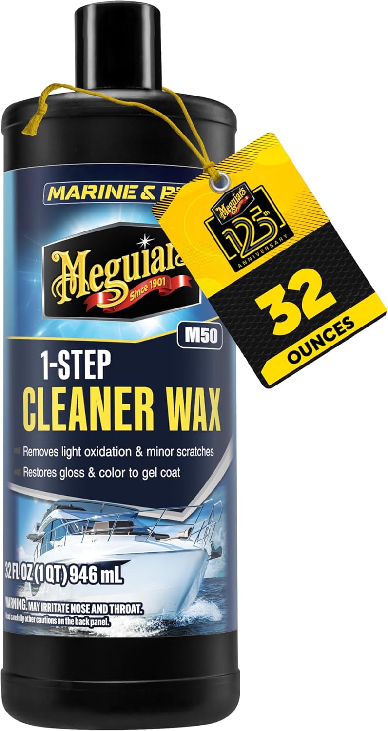 Meguiar's Marine/RV One Step Cleaner Wax – 32 Oz