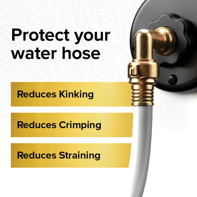 90-Degree Brass RV Water Hose Elbows – 2 Pack