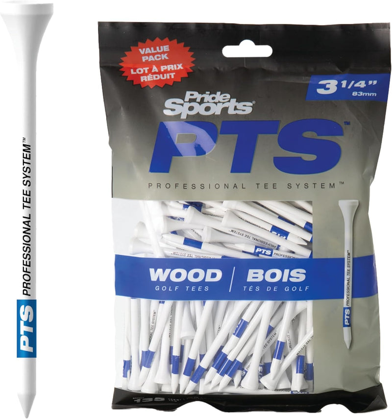 Wood Golf Tees – 3¼ Inch (135 Count)