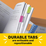 Post-it Sticky Tabs 2" x 1.5" – 4 Pads