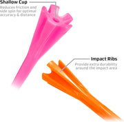 Performance Plastic Golf Tees – 2.75 Inch (30 Pack)