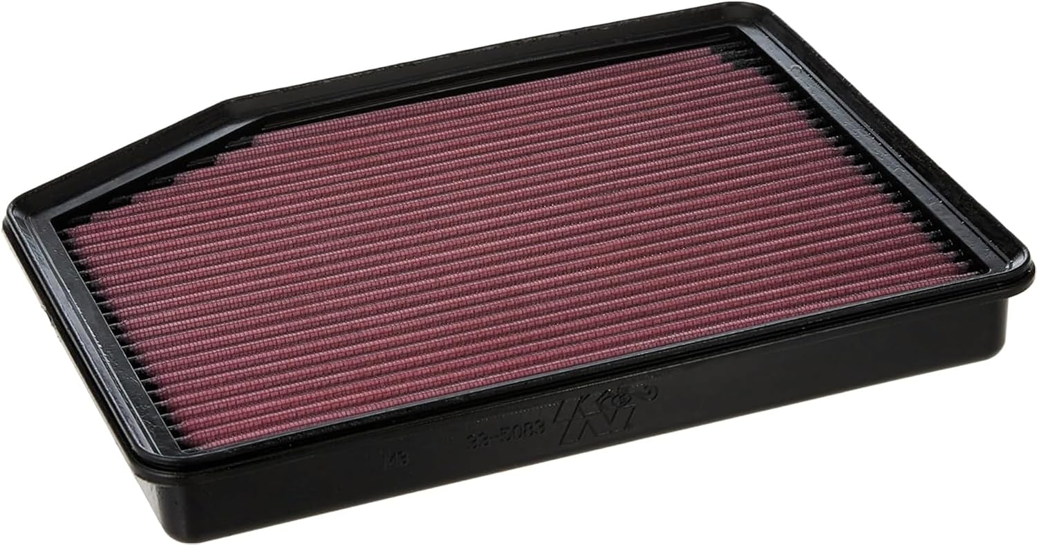 Washable High-Flow Engine Air Filter for Select 2019–2026 Vehicles