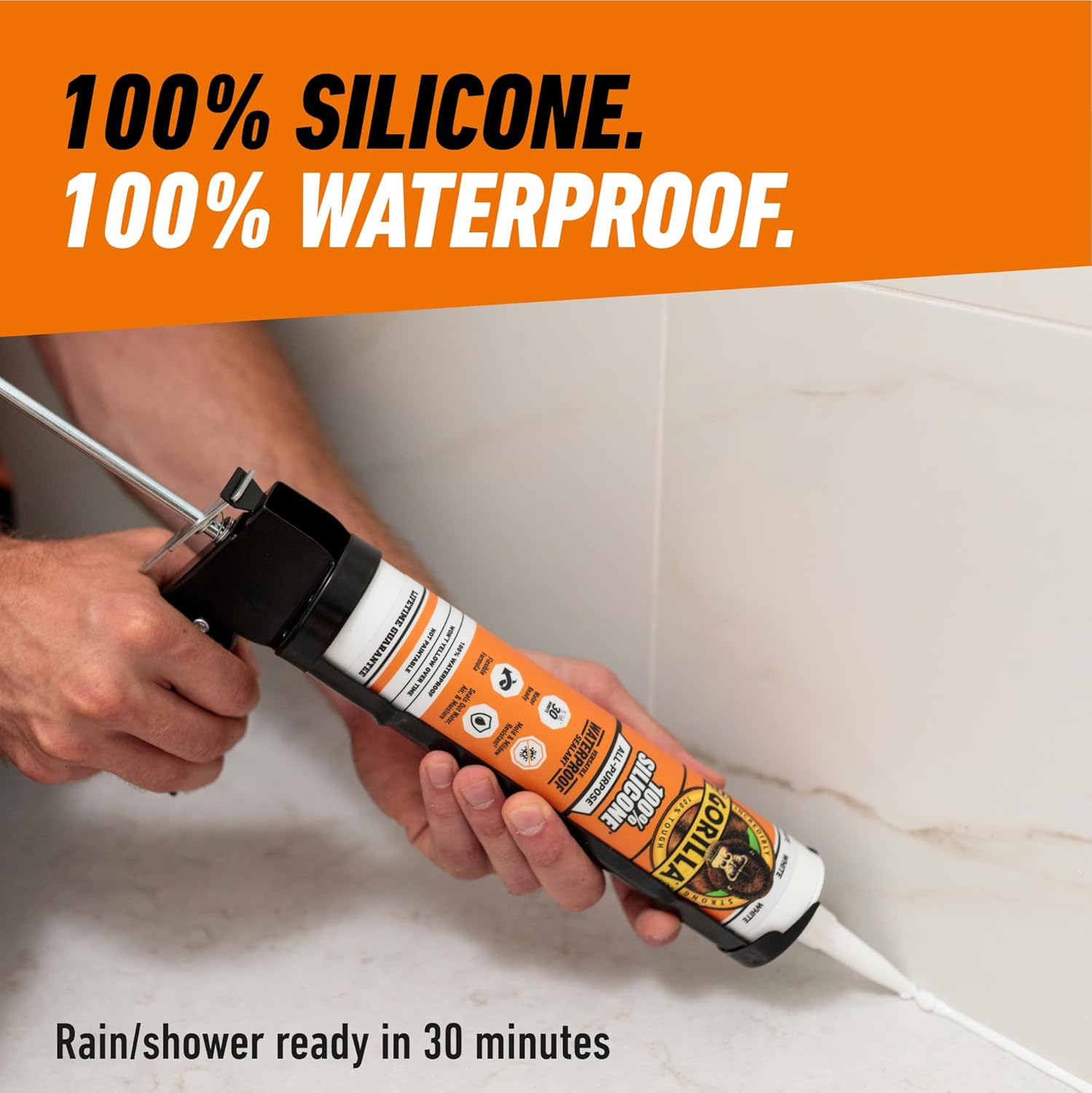 100% Silicone Sealant – 2 Pack