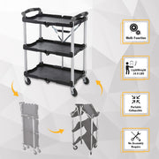 Folding Service Cart