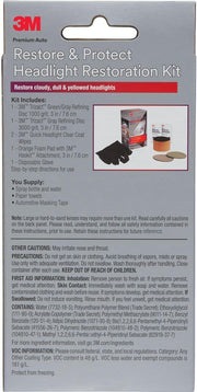 Auto Headlight Restoration & Protection Kit