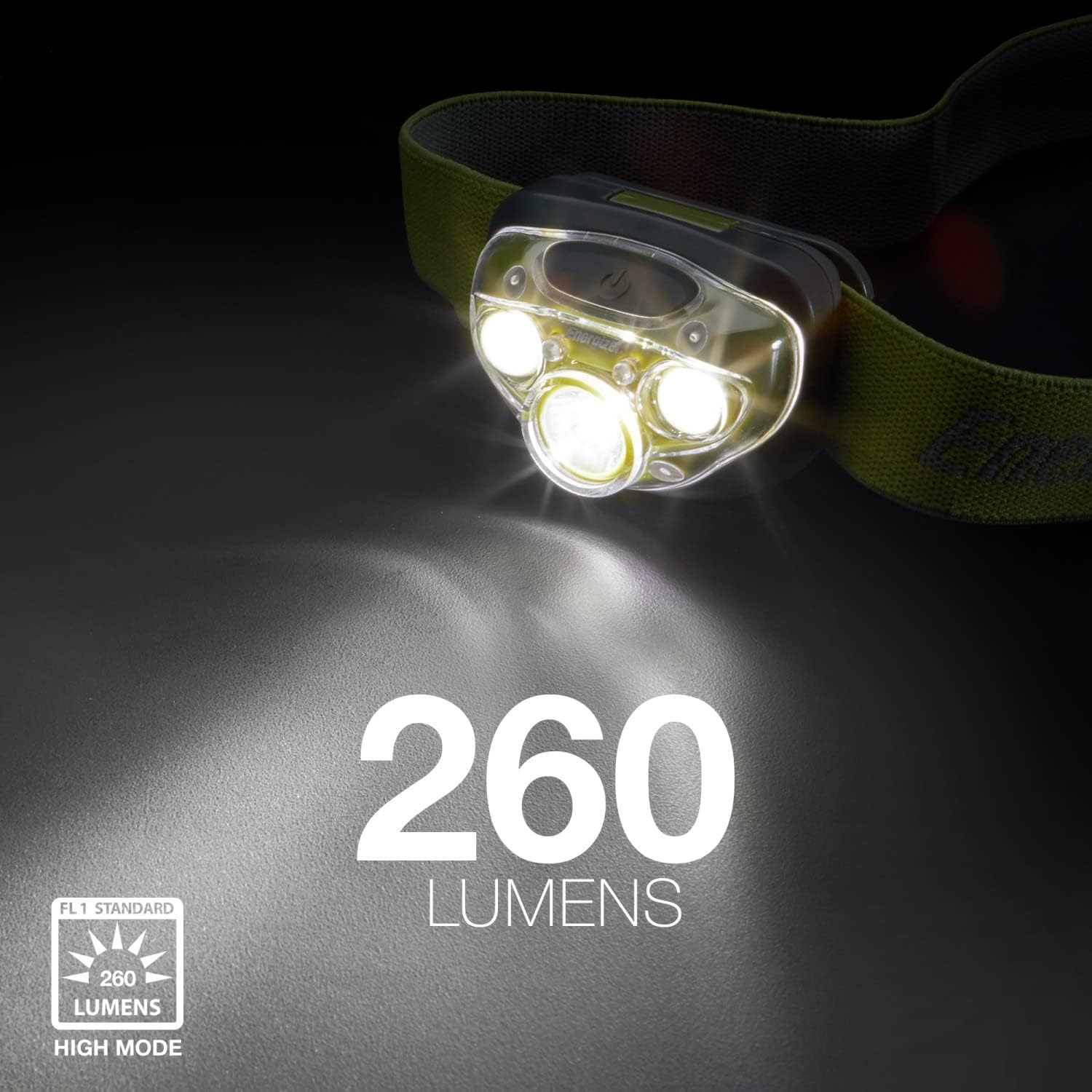 Energizer PRO-260 LED Headlamp – IPX4 Water Resistant