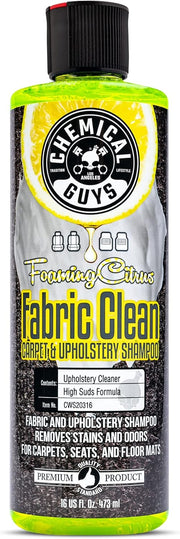Chemical Guys Foaming Citrus Fabric & Carpet Cleaner – 16 Oz