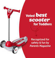 Kids 3-Wheel Scooter with Extra-Wide Base