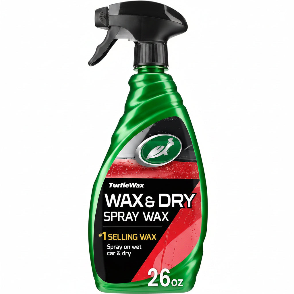 Wax & Dry High-Gloss Spray Car Wax – 26 oz