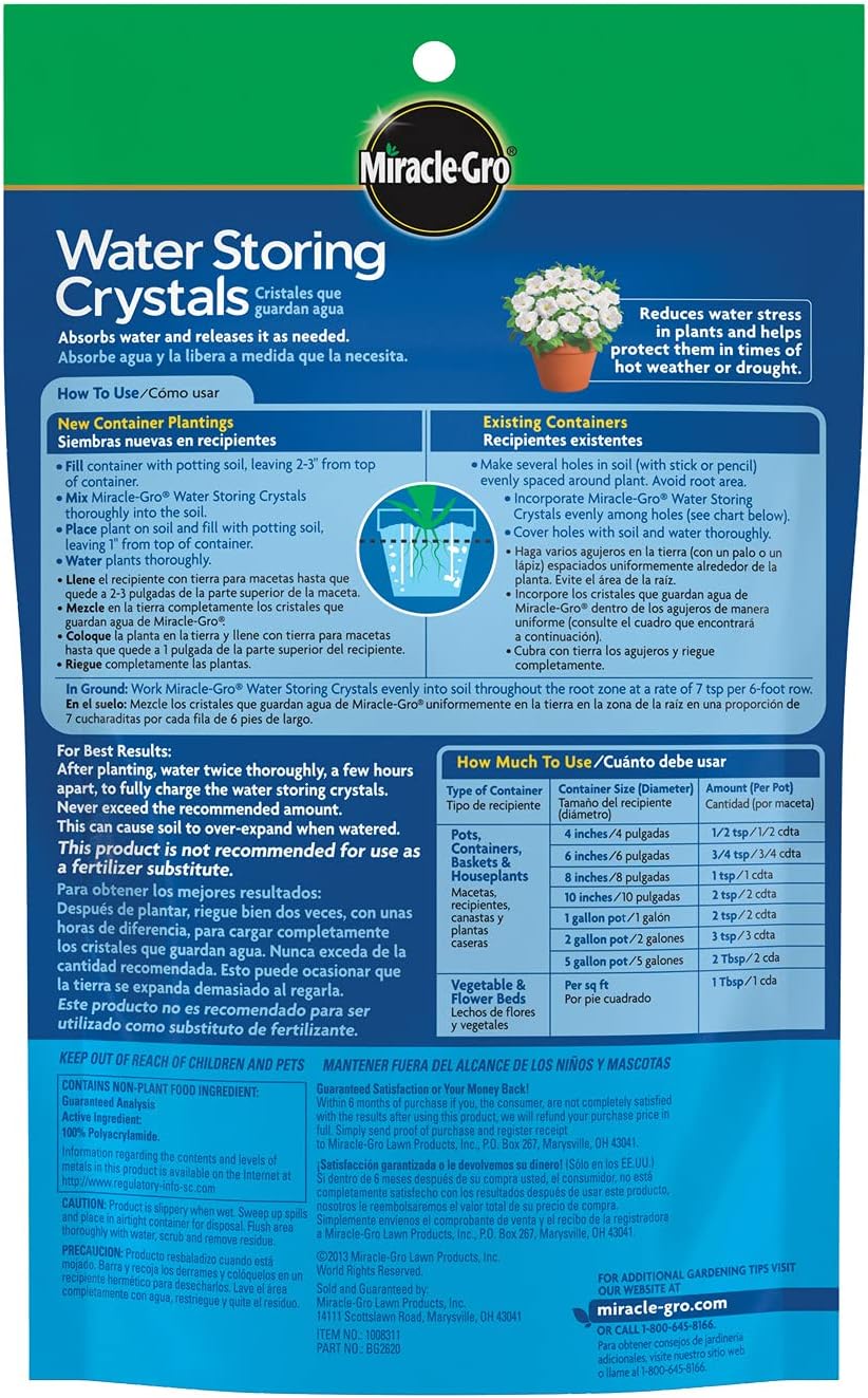 Water Storing Crystals