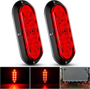6-Inch Oval LED Trailer Tail Lights – 2 Pack